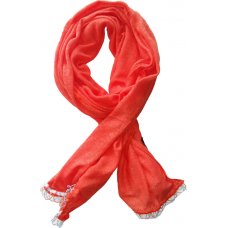 Φουλάρι πορτοκαλί 180cm x 55cm